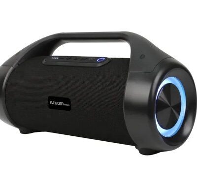 Parlante Portátil Inalámbrico Argomtech Radyon+ 50W Bluetooth Negro