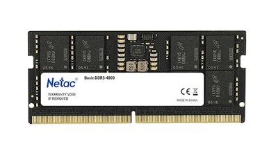 Memoria RAM 16GB DDR5 4800MHz Netac SODIMM para Notebook